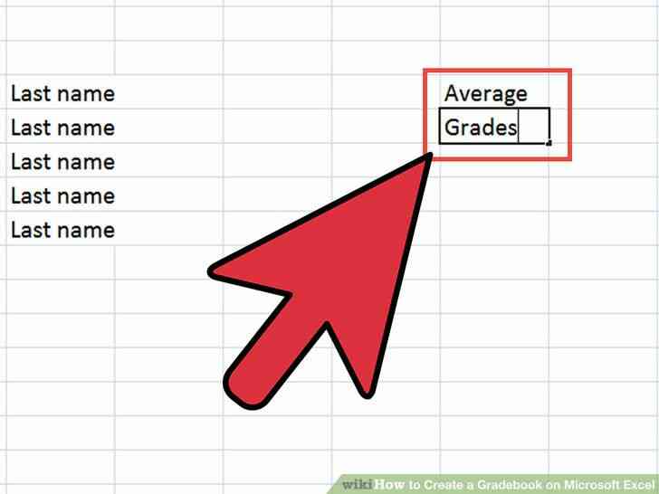 Image intitulée Créer un Bulletin de notes sur Microsoft Excel à l